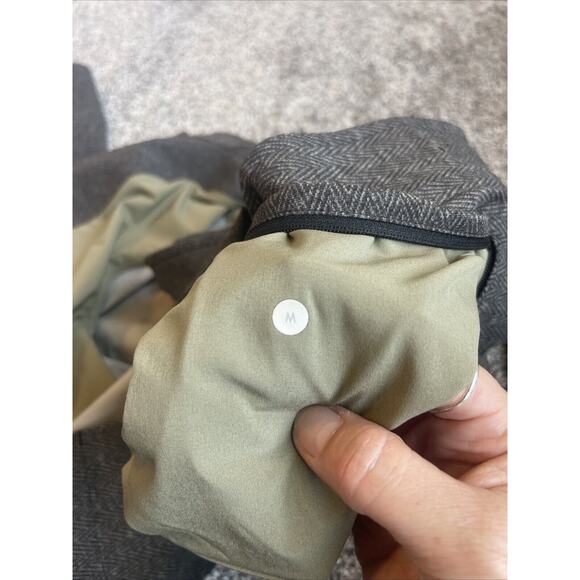 Lululemon TrailBlazer Herringbone Jacket Men's Medium Zip Button Travel Work - Picture 9 of 11